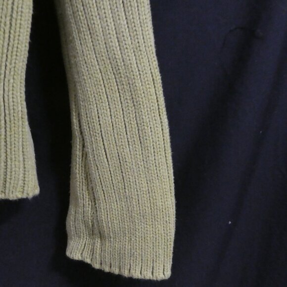 DKNY JEANS | xs - extra small | Ribbed Turtleneck Sweater With Bold DKNY Front - Picture 14 of 14